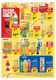 Gazetka promocyjna Carrefour - Gazetka - ważna od 24.03 do 24.03.2024 - strona 21 - produkty: Sok, Kosz, Coca-Cola, Fortuna, Sok jabłkowy, Napój gazowany, Tymbark, Kubuś, Napój, Hortex
