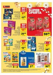 Gazetka promocyjna Carrefour - Gazetka - ważna od 24.03 do 24.03.2024 - strona 25 - produkty: Pur, Gra, Whiskas, Sati, Purina, Kosz, Przysmaki, Fanta, Felix, Pedigree, Butcher's, Fa