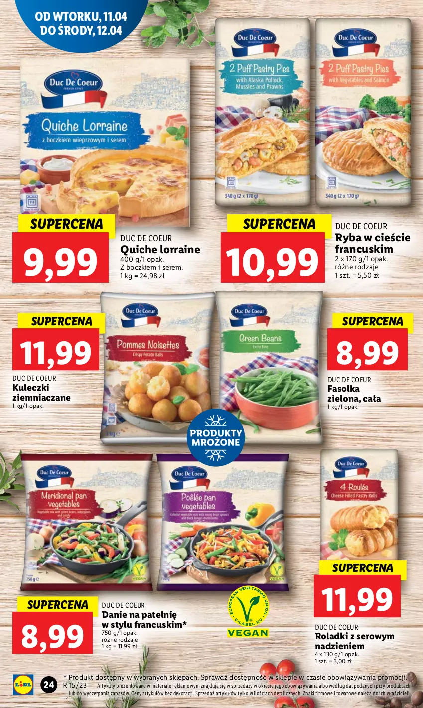 Gazetka promocyjna Lidl - GAZETKA - ważna 11.04 do 12.04.2023 - strona 28 - produkty: Fa, Ryba, Ser