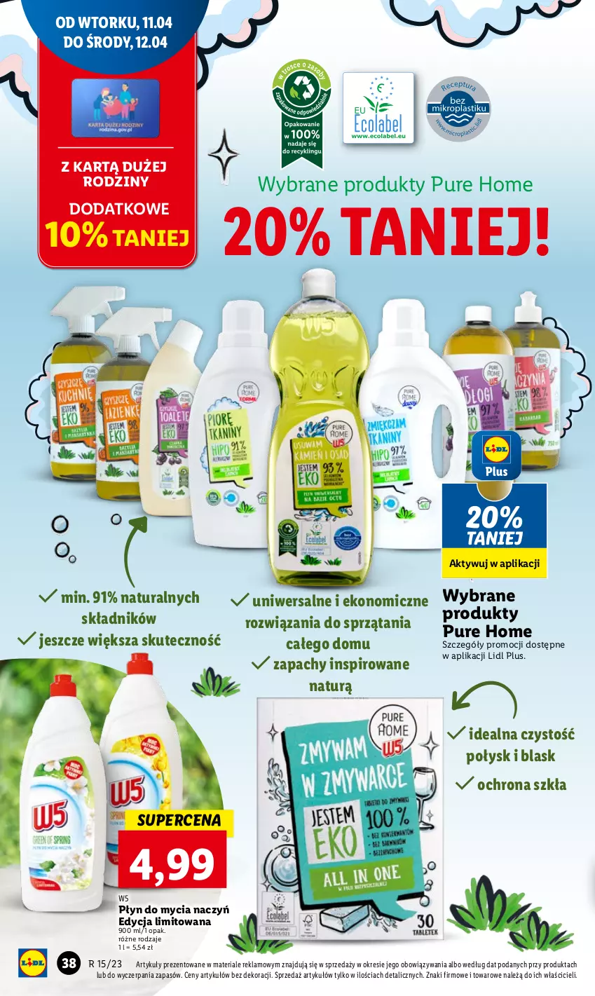 Gazetka promocyjna Lidl - GAZETKA - ważna 11.04 do 12.04.2023 - strona 44 - produkty: Chleb, Do mycia naczyń, Płyn do mycia, Płyn do mycia naczyń, Pur