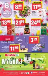 Gazetka promocyjna Spar - Spar - Gazetka - ważna od 06.03 do 06.03.2024 - strona 8 - produkty: Kawa rozpuszczalna, Tulipan, Praliny, Lindor, Kawa mielona, Kawa, Raffaello, Mleczko, Czekolada, Mola, Ferrero, Jacobs, Lindt, Milka, Fa