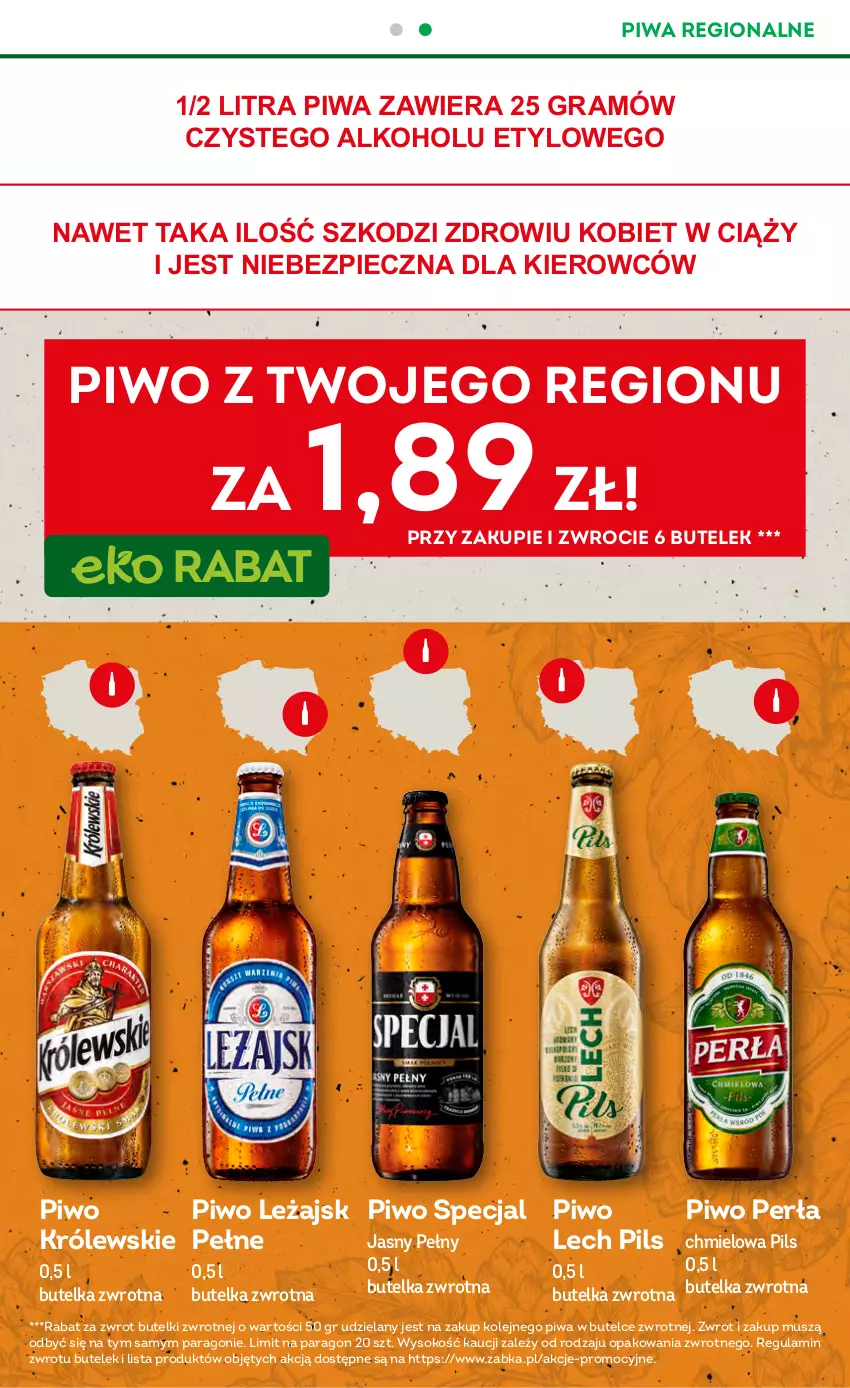 Gazetka promocyjna Żabka - ważna 26.04 do 09.05.2023 - strona 13 - produkty: Gra, Królewski, Mus, Olej, Perła, Piec, Piwa, Piwo, Sok