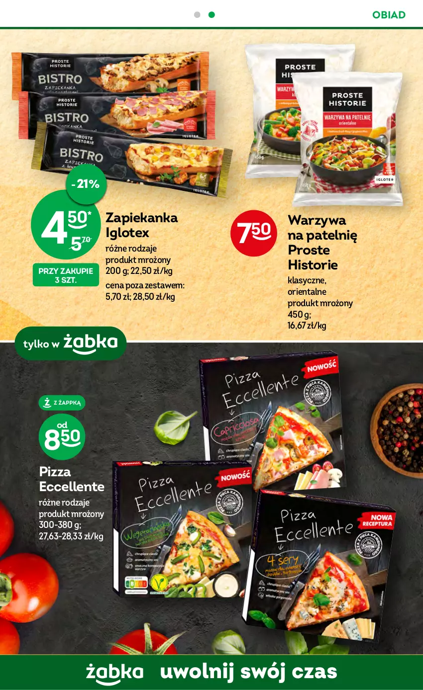 Gazetka promocyjna Żabka - ważna 26.04 do 09.05.2023 - strona 55 - produkty: Pizza, Warzywa, Zapiekanka