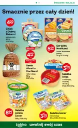 Gazetka promocyjna Żabka - Gazetka - ważna od 09.05 do 09.05.2023 - strona 42 - produkty: Sałatka, Maasdam, Ser, Makrelą, Dega, Sałat, Serek, Hochland, Chleb, Gouda, Almette, Lisner