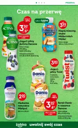 Gazetka promocyjna Żabka - Gazetka - ważna od 09.05 do 09.05.2023 - strona 44 - produkty: Ser, Maślanka, Danone, Müllermilch, Jogurt, Activia, Serek, Müller, Napój mleczny, Danio, Owoce, Napój, Jogurt pitny