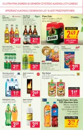 Gazetka promocyjna Stokrotka - Market - Gazetka - ważna od 13.10 do 13.10.2021 - strona 6 - produkty: Piwa, Piwo, Nałęczowianka, Cheetos, Sok, Mus, Gra, 7up, Napój energetyczny, Chipsy, Mirinda, Chrupki, Desperados, Pepsi, Schweppes, Crunchips, Owoce, Kubuś, Woda, Napój