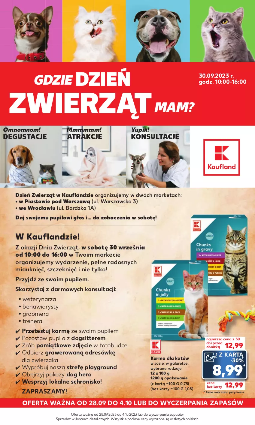 Gazetka promocyjna Kaufland - Kaufland - ważna 28.09 do 04.10.2023 - strona 1 - produkty: Dres, Gala, Gra, Piast, Sos