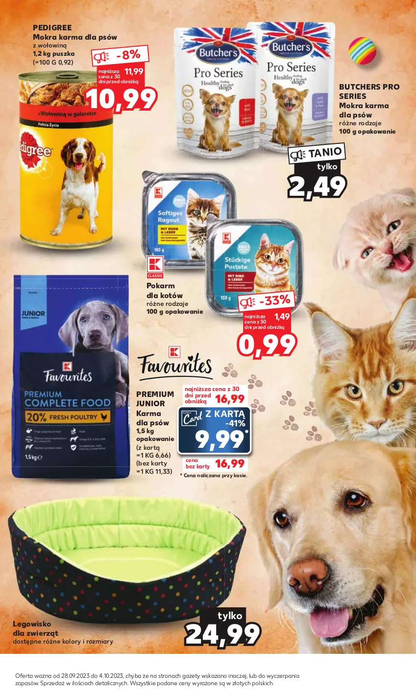 Gazetka promocyjna Kaufland - Kaufland - ważna 28.09 do 04.10.2023 - strona 3 - produkty: LEGO, Legowisko, Mokra karma, Pedigree, Ser