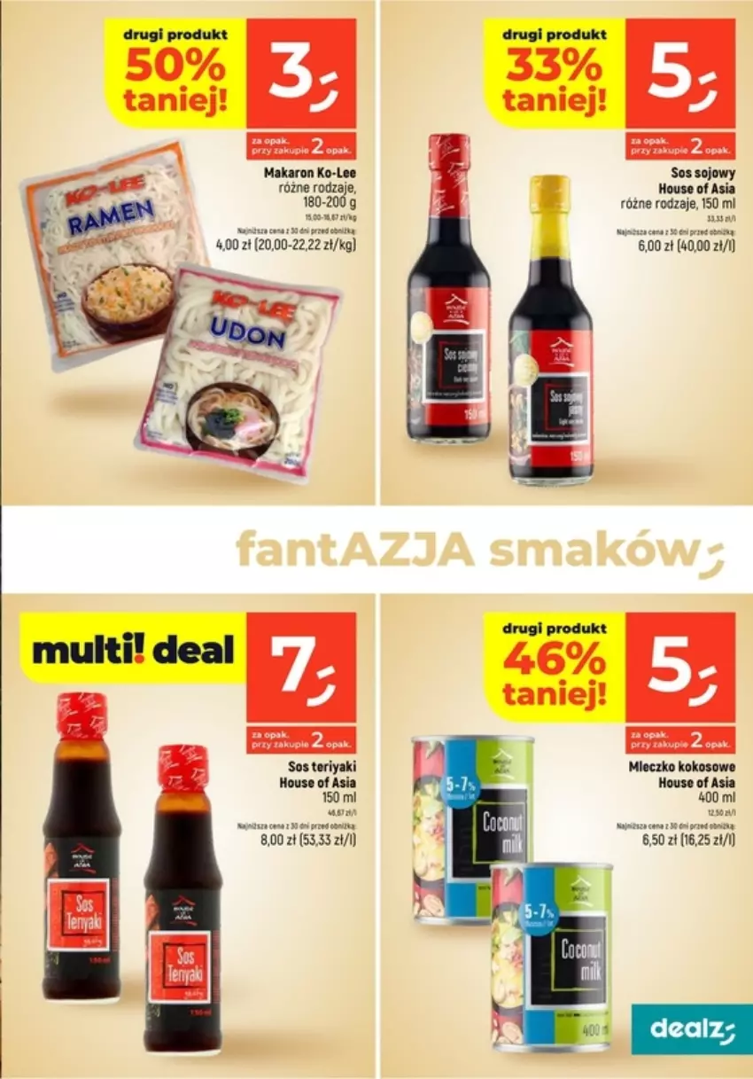 Gazetka promocyjna Dealz - ważna 30.10 do 06.11.2024 - strona 3 - produkty: Fa, House of Asia, Kokos, LG, Makaron, Mleczko