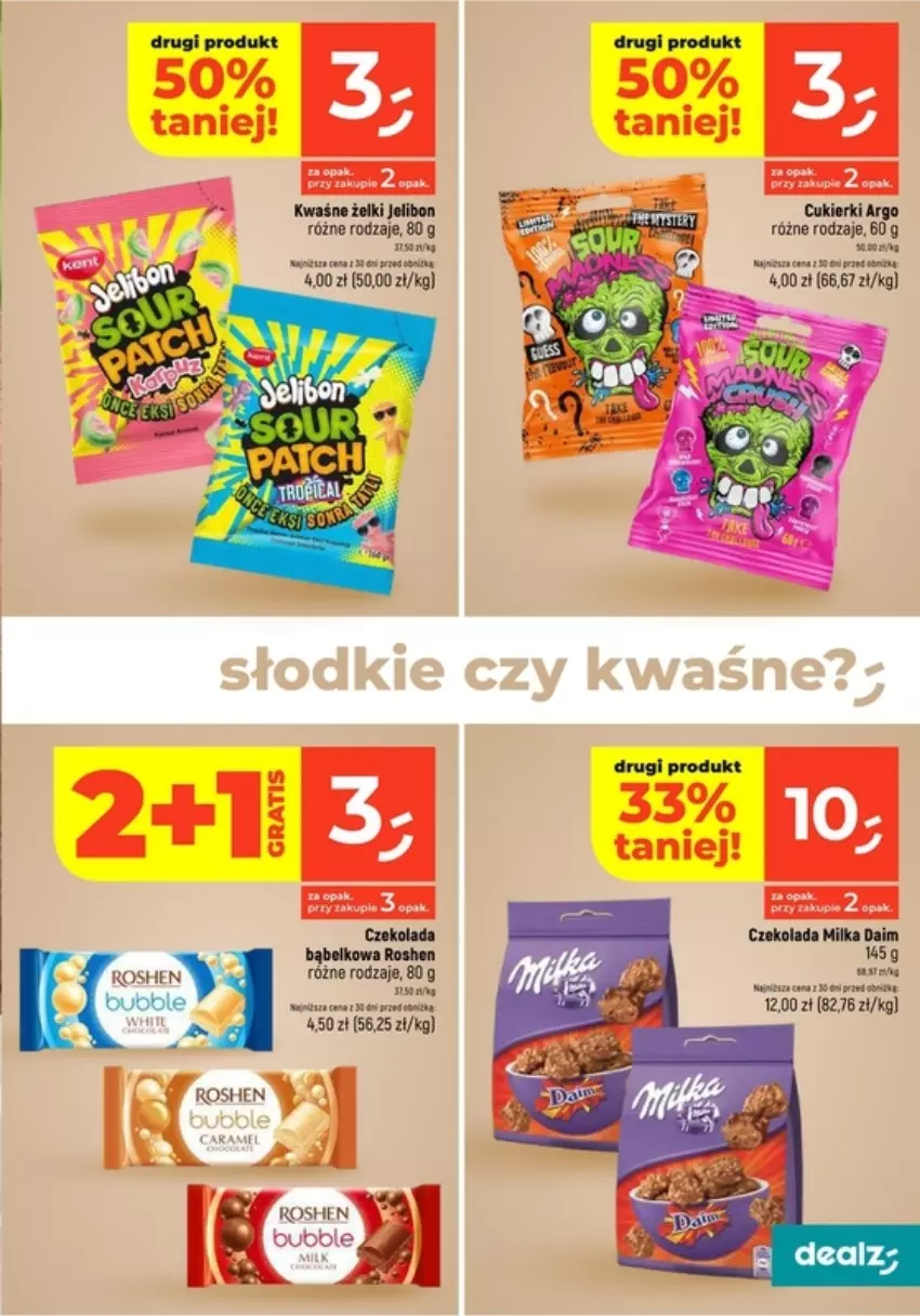 Gazetka promocyjna Dealz - ważna 30.10 do 06.11.2024 - strona 7 - produkty: Cukier, Cukierki, Czekolada, Fa, Milka, Ser