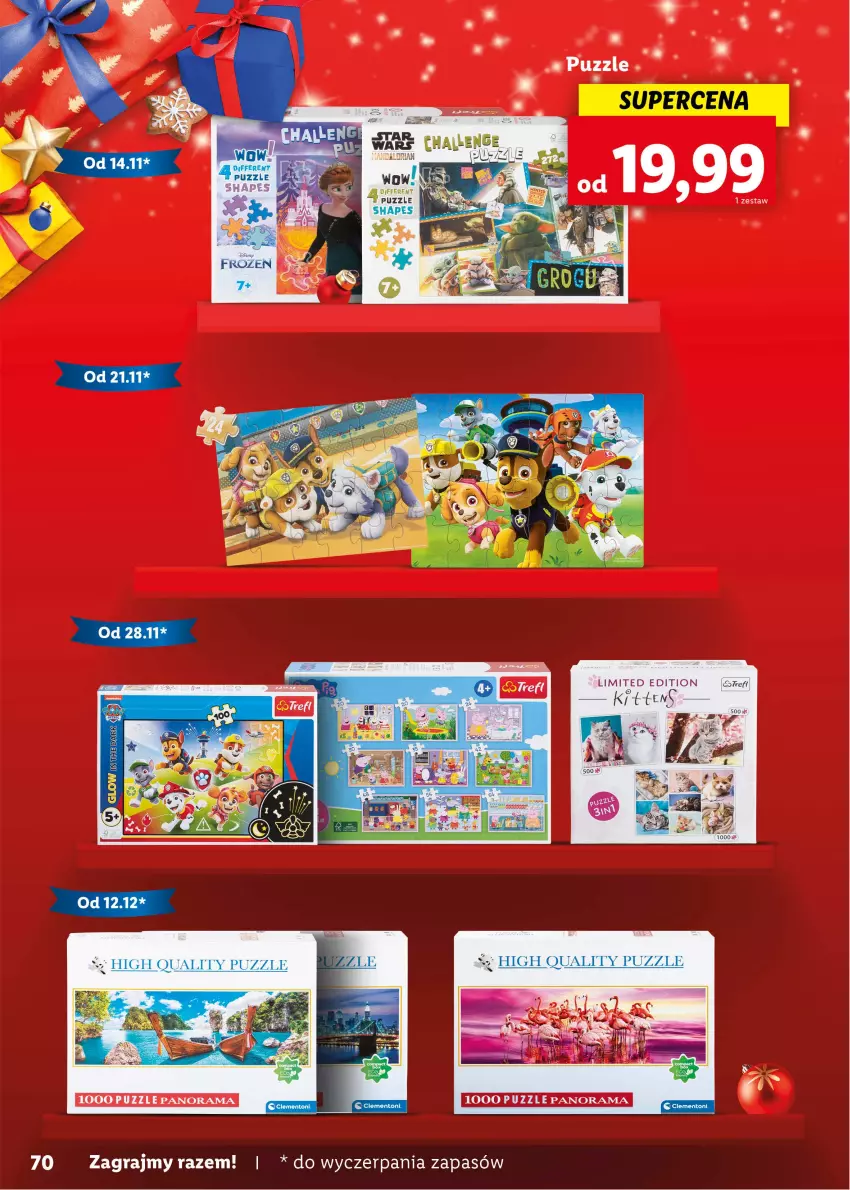 Gazetka promocyjna Lidl - KATALOG ZABAWKI - ważna 07.11.2022 do 06.01.2023 - strona 70 - produkty: Gra, Puzzle, Rama