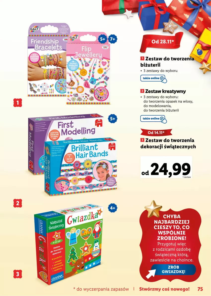 Gazetka promocyjna Lidl - KATALOG ZABAWKI - ważna 07.11.2022 do 06.01.2023 - strona 75 - produkty: Pasek