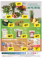 Gazetka promocyjna Carrefour - Gazetka Express - Gazetka - ważna od 17.01 do 17.01.2022 - strona 2 - produkty: Piec, Hot dog, Tulipan, Ananas, Kosz, Kiwi, O nas, Sanki, Pieczywo, Bukiet, Chleb, Pomidory, Kokos