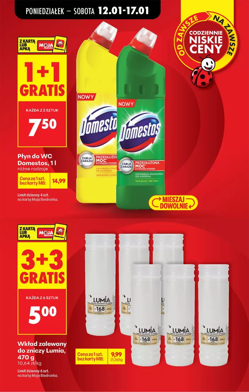 Gazetka promocyjna Biedronka - Gazetka - ważna 12.01 do 19.01.2026 - strona 23 - produkty: Domestos, Płyn do wc, Znicz