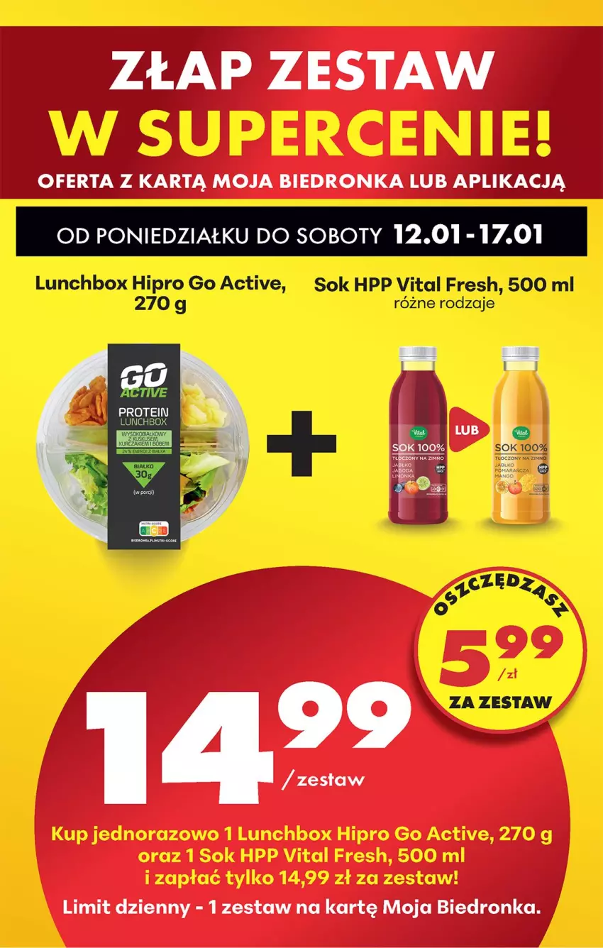 Gazetka promocyjna Biedronka - Gazetka - ważna 12.01 do 19.01.2026 - strona 24 - produkty: HP, Sok