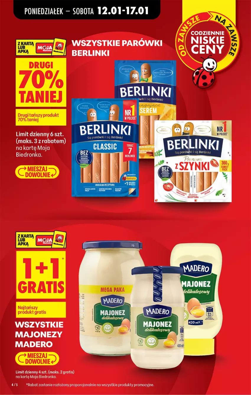 Gazetka promocyjna Biedronka - Gazetka - ważna 12.01 do 19.01.2026 - strona 6 - produkty: Gra, Majonez, Por