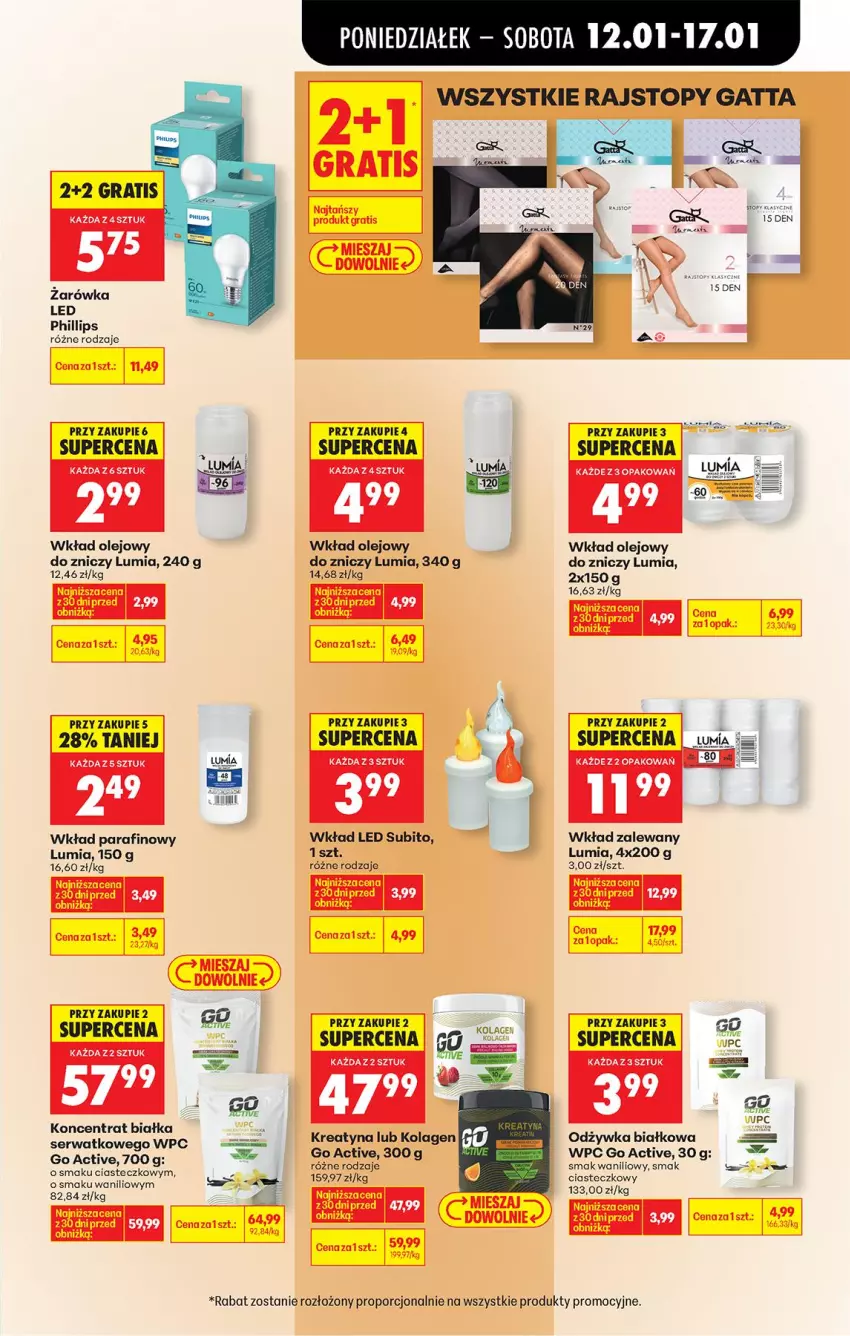 Gazetka promocyjna Biedronka - Gazetka - ważna 12.01 do 19.01.2026 - strona 73 - produkty: Fa, Gatta, Gra, Kolagen, Odżywka, Olej, Por, Rajstopy, Ser, Top, Wkład olejowy, Znicz