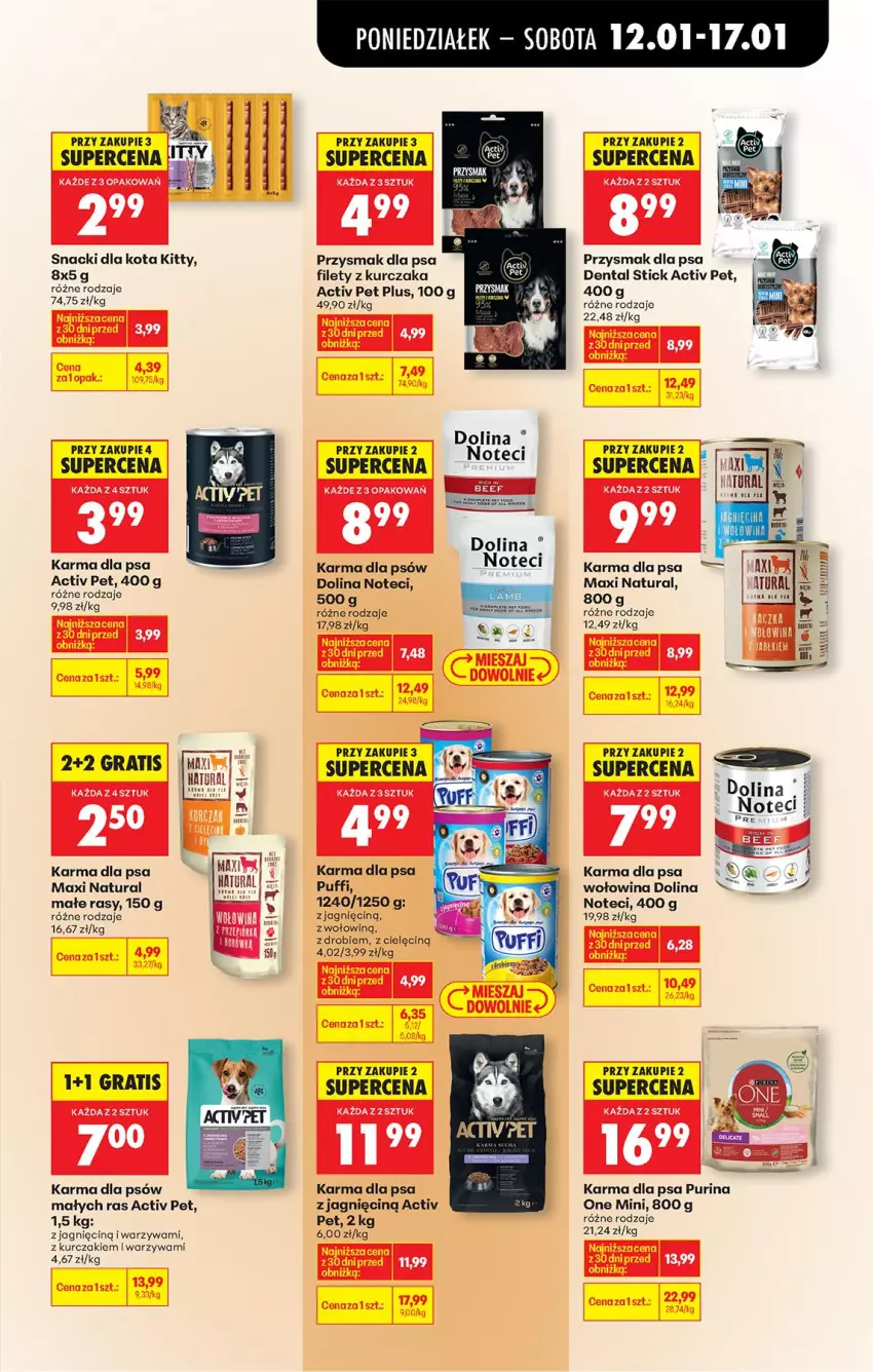 Gazetka promocyjna Biedronka - Gazetka - ważna 12.01 do 19.01.2026 - strona 75 - produkty: Acer, Fa, Gra, Kurczak, Przysmak dla psa, Puf, Pur, Purina, Top, Warzywa, Wołowina
