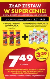 Gazetka promocyjna Biedronka - Gazetka - Gazetka - ważna od 19.01 do 19.01.2026 - strona 25 - produkty: Ser, Gra, Jogurt, Granat, Kiwi, Tera, Tarczyński, Kabanos, Mango