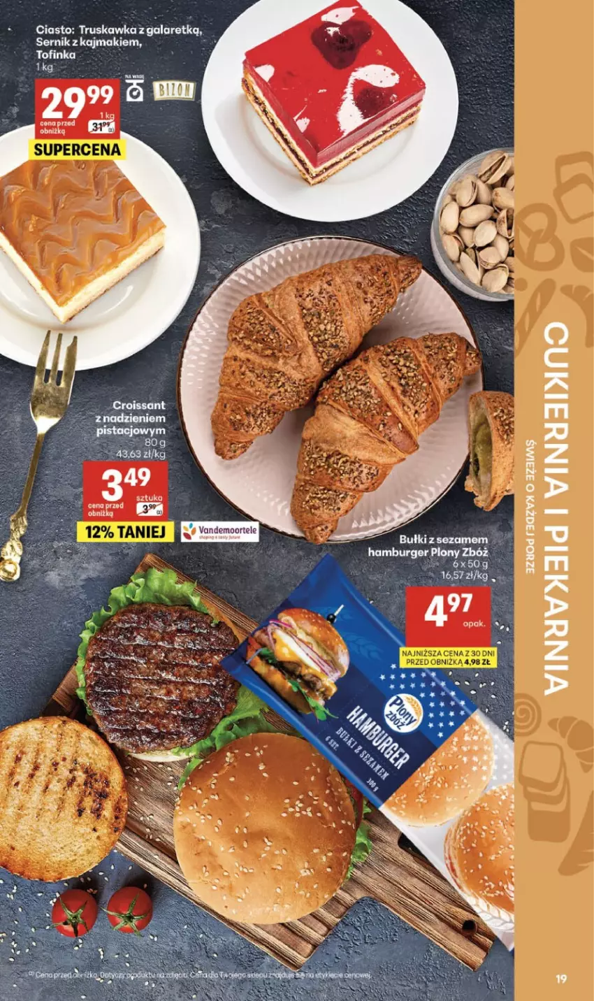 Gazetka promocyjna Delikatesy Centrum - Franczyza DC09 Czwartek - ważna 26.02 do 04.03.2026 - strona 19 - produkty: Burger, Gala, Hamburger, Ser, Sezam