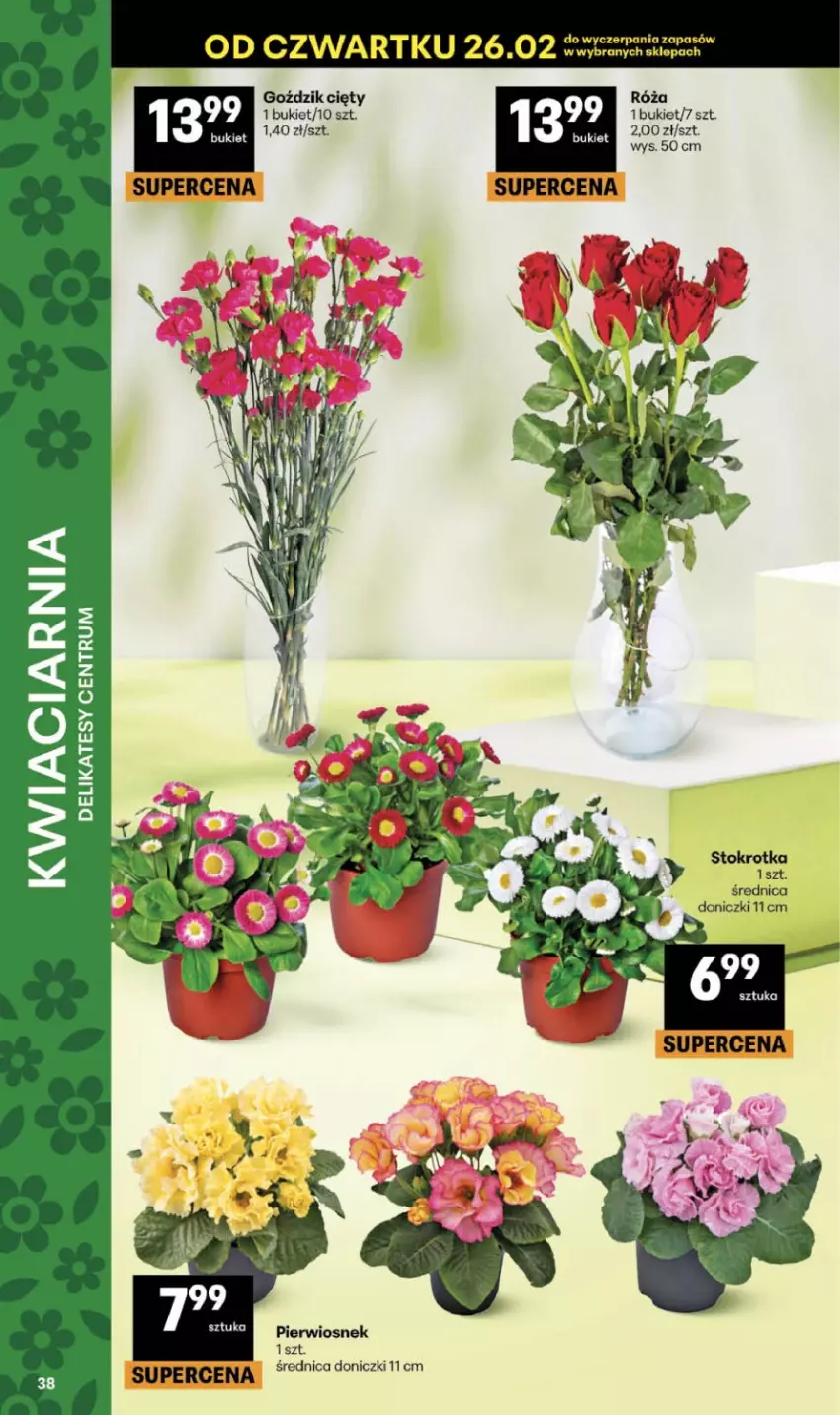 Gazetka promocyjna Delikatesy Centrum - Franczyza DC09 Czwartek - ważna 26.02 do 04.03.2026 - strona 38 - produkty: Bukiet