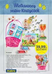 Gazetka promocyjna Makro - [Oferta specjalna] Prezenty na Wielkanoc - gotowe zestawy świąteczne - Gazetka - ważna od 02.04 do 02.04.2021 - strona 11 - produkty: Kosz, Czekolada mleczna, Mleczko, Tonik, Czekolada, Ptasie mleczko, Baton, E. Wedel, Fa