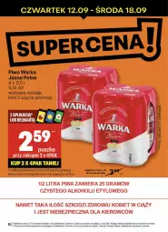 Gazetka promocyjna Delikatesy Centrum - NOWA GAZETKA Delikatesy Centrum od 12 września! 12-18.09.2024 - Gazetka - ważna od 18.09 do 18.09.2024 - strona 15 - produkty: Piwo, Rum, Warka