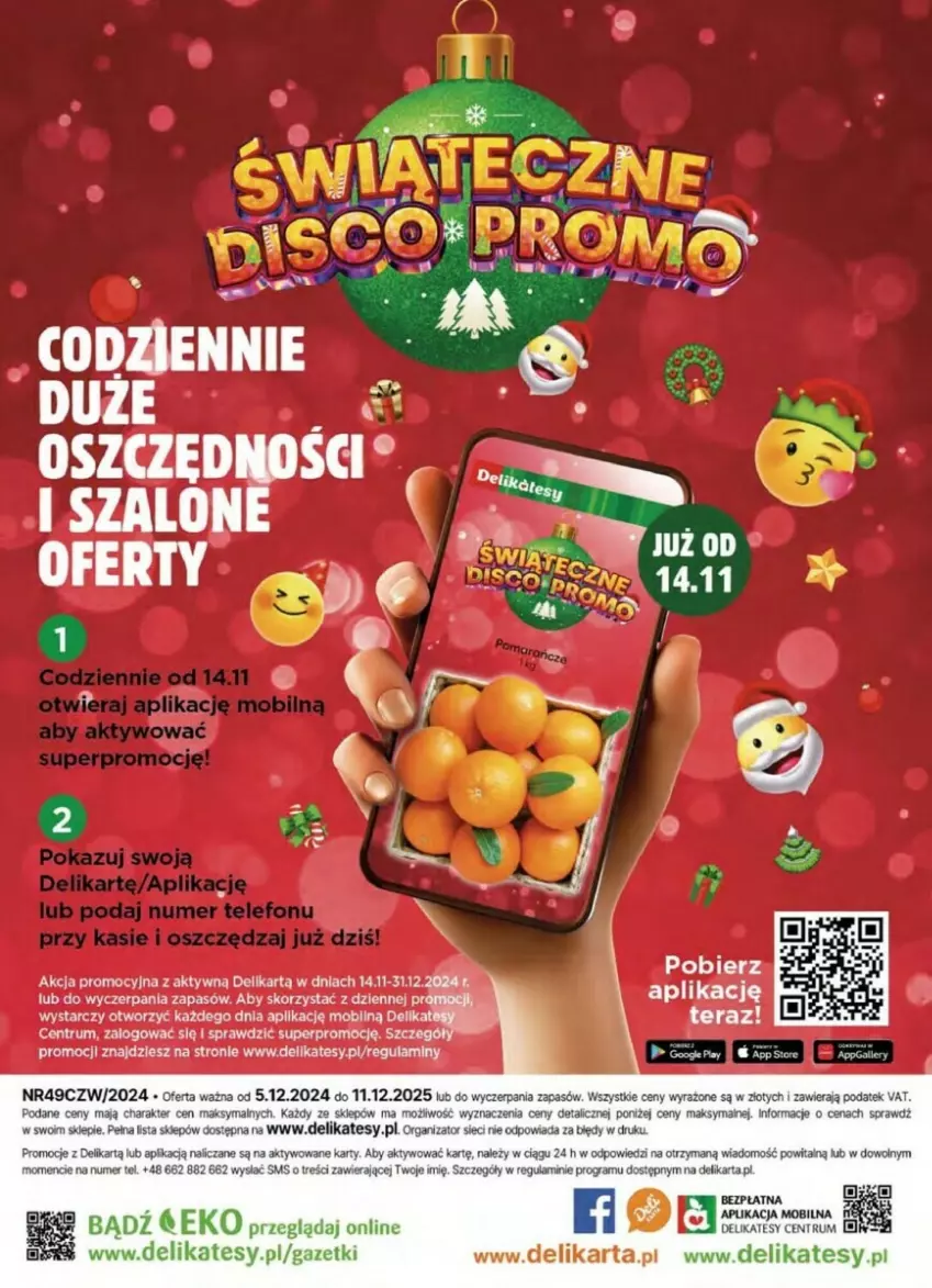 Gazetka promocyjna Delikatesy Centrum - ważna 05.12 do 11.12.2024 - strona 42 - produkty: Dell, Gra, Mobil, Rum, Szal, Tera