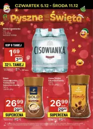 Gazetka promocyjna Delikatesy Centrum - Gazetka - ważna od 11.12 do 11.12.2024 - strona 40 - produkty: Tchibo, Kawa, Woda, Cisowianka, Fa