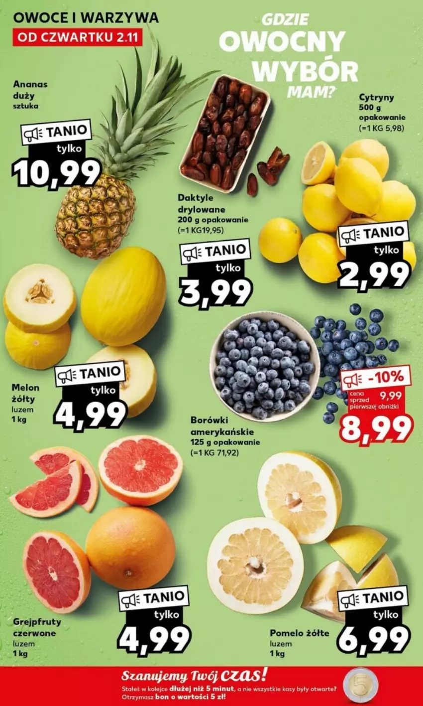 Gazetka promocyjna Kaufland - ważna 06.11 do 07.11.2023 - strona 3 - produkty: Cytryny, Grejpfrut, Owoce, Pomelo, Warzywa