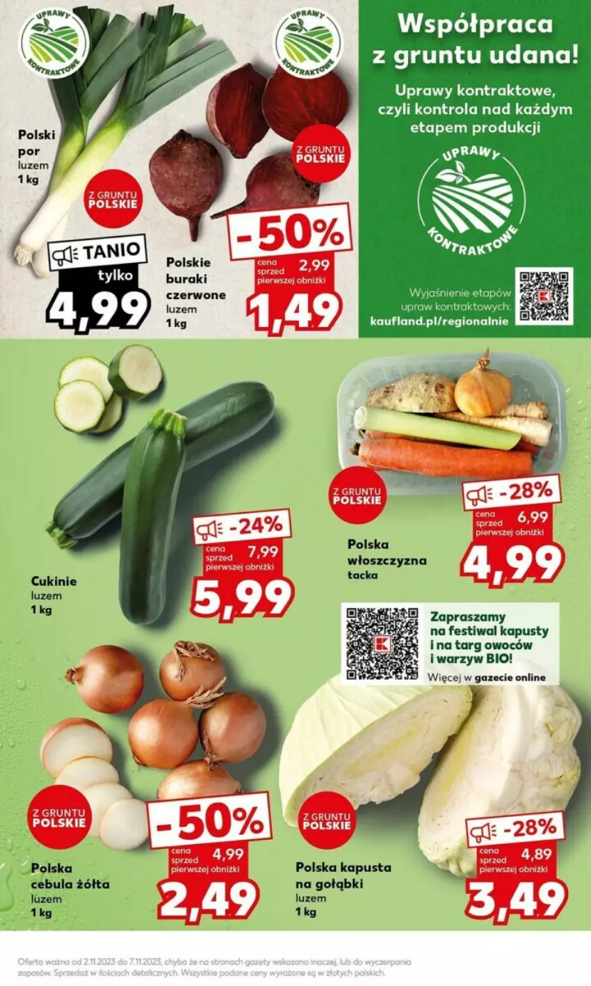 Gazetka promocyjna Kaufland - ważna 06.11 do 07.11.2023 - strona 4 - produkty: Buraki, Grunt