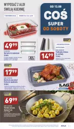 Gazetka promocyjna Aldi - Zaplanuj zakupy wcześniej - Gazetka - ważna od 13.08 do 13.08.2022 - strona 7 - produkty: Piec, Por, Podkładka, Blacha do pieczenia, Piekarnik, Patelnia, Podkład