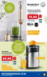 Gazetka promocyjna Lidl - GAZETKA - Gazetka - ważna od 26.02 do 26.02.2022 - strona 19 - produkty: Top, Sok, Ser, Por, Blender ręczny, Blender, Kuchnia, Stek, Trzepaczka, Pojemnik, Mikser, Wyciskarka
