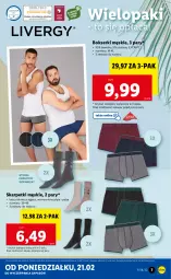 Gazetka promocyjna Lidl - GAZETKA - Gazetka - ważna od 26.02 do 26.02.2022 - strona 9 - produkty: Sok, Ser, Karp, Skarpetki, Bokserki