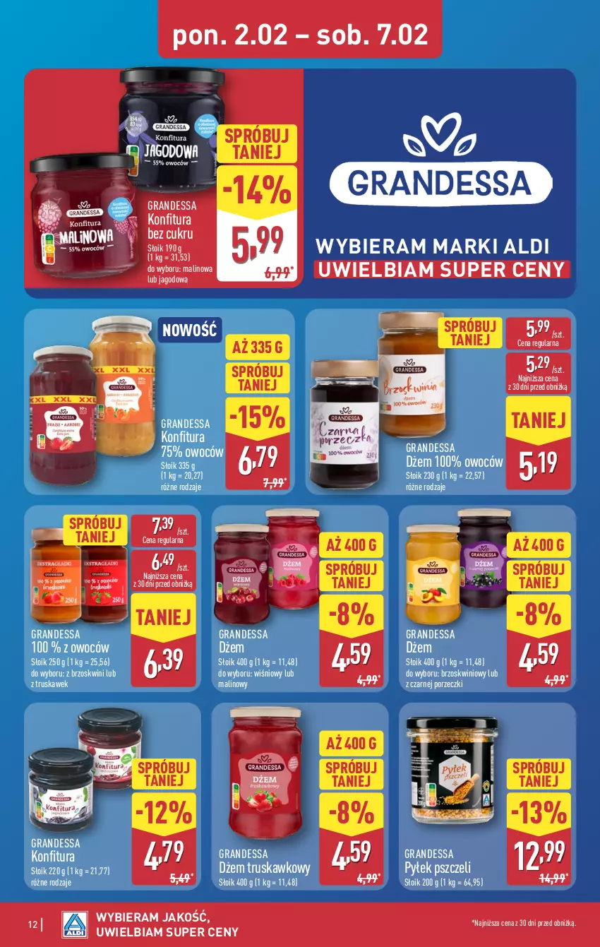 Gazetka promocyjna Aldi - Pełna oferta - ważna 02.02 do 07.02.2026 - strona 12 - produkty: Dżem, Gra, Konfitura, Por