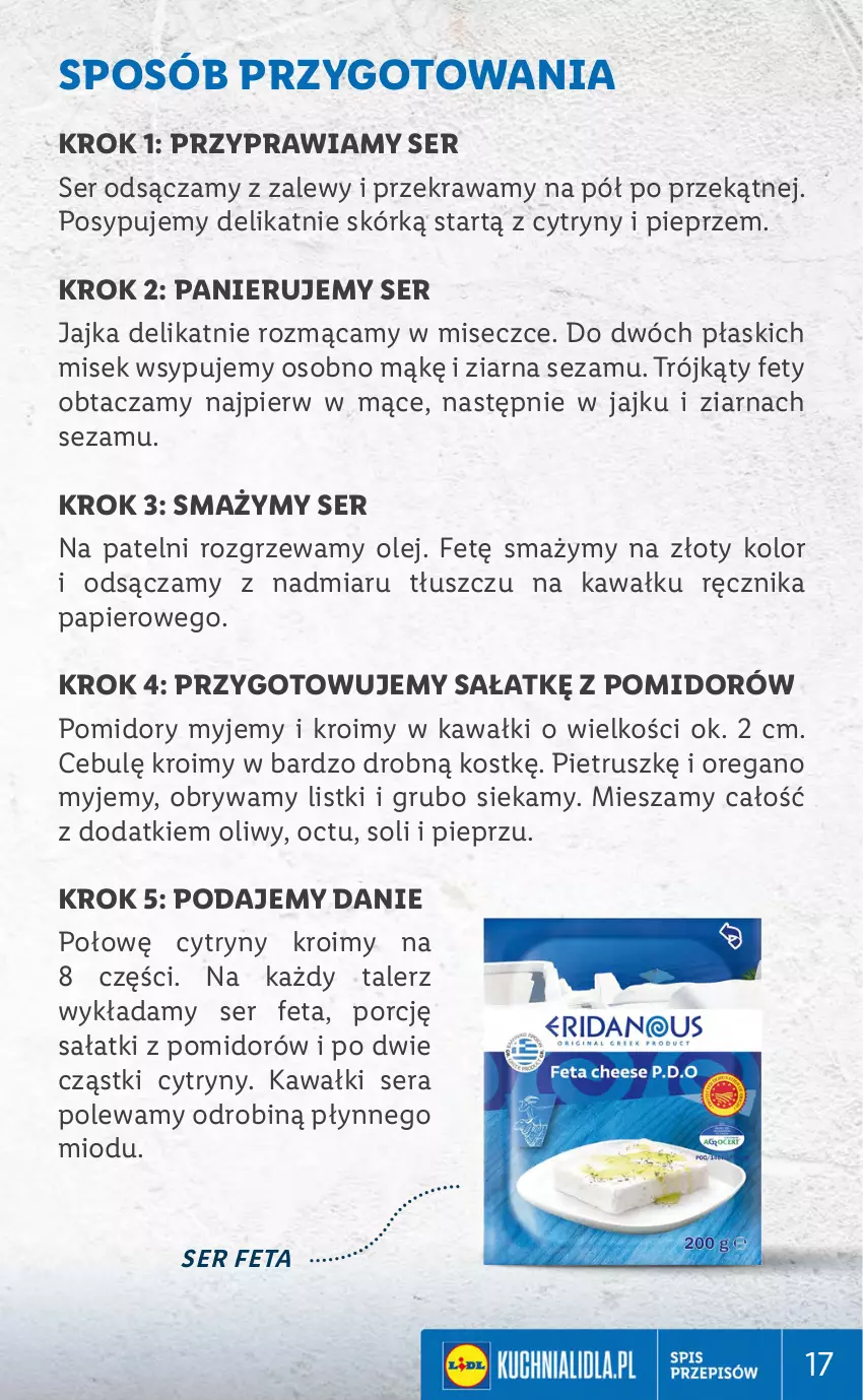 Gazetka promocyjna Lidl - KATALOG GRECKI - ważna 06.06 do 12.06.2022 - strona 17 - produkty: Cytryny, Feta, Kawa, Olej, Papier, Pieprz, Pomidory, Por, Ręcznik, Sałat, Ser, Sezam, Talerz