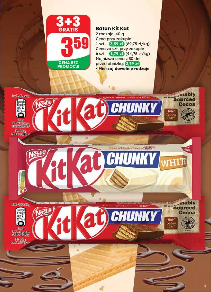 Gazetka promocyjna Dino - Gazetka 12 / 2026 - ważna 18.03 do 24.03.2026 - strona 5 - produkty: Baton, Gra, Kit Kat