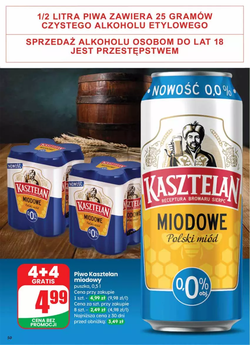 Gazetka promocyjna Dino - Gazetka 12 / 2026 - ważna 18.03 do 24.03.2026 - strona 50 - produkty: Gra, Kasztelan, Piwa, Piwo