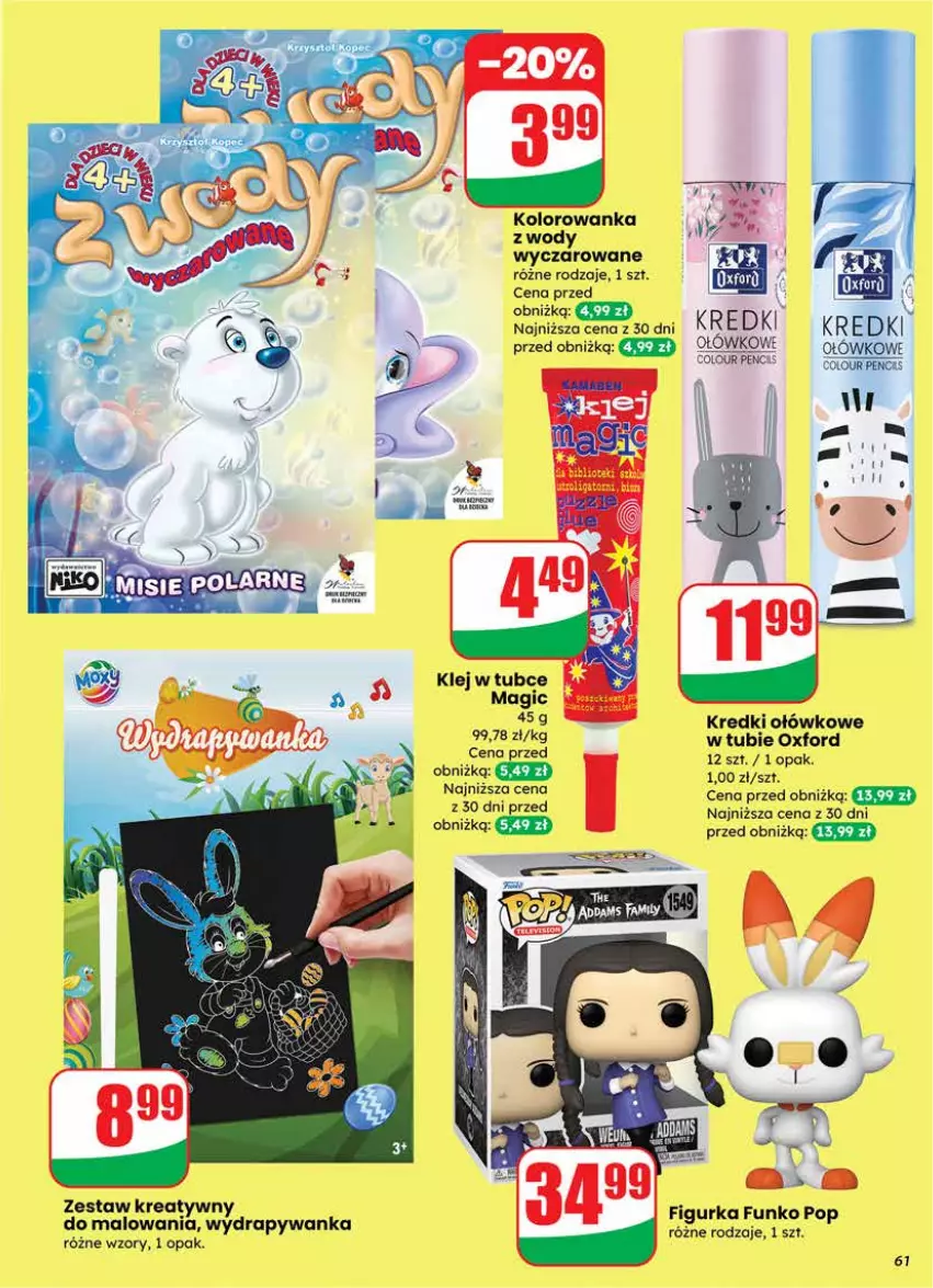 Gazetka promocyjna Dino - Gazetka 12 / 2026 - ważna 18.03 do 24.03.2026 - strona 61 - produkty: Klej, Kolorowanka