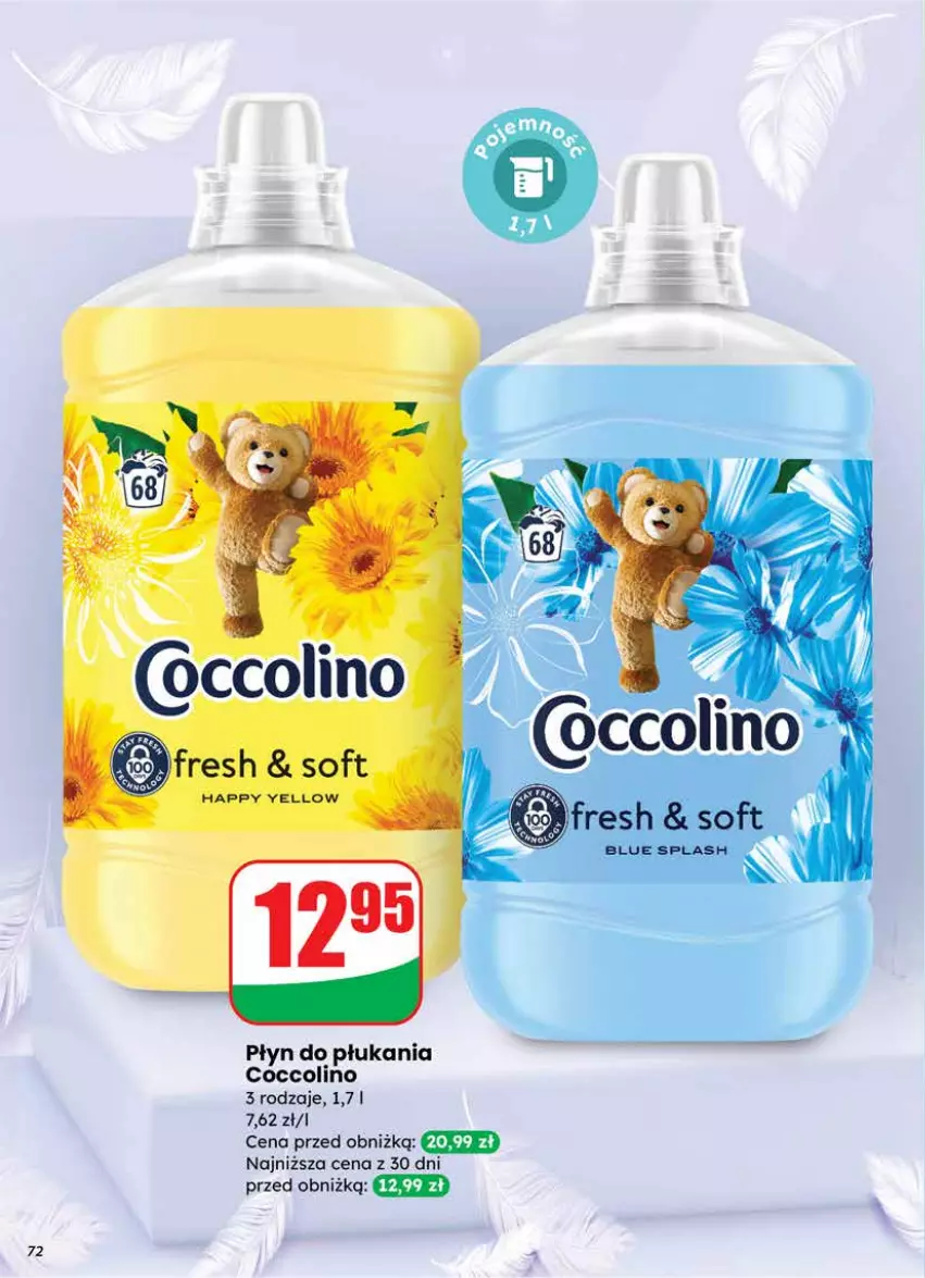 Gazetka promocyjna Dino - Gazetka 12 / 2026 - ważna 18.03 do 24.03.2026 - strona 72 - produkty: Coccolino, Płyn do płukania