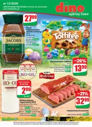 Gazetka promocyjna Dino - Gazetka 12 / 2026 - Gazetka - ważna od 24.03 do 24.03.2026 - strona 1 - produkty: Kawa rozpuszczalna, Sos, Bio-Oil, Kawa, Toffifee, Jacobs, Olej