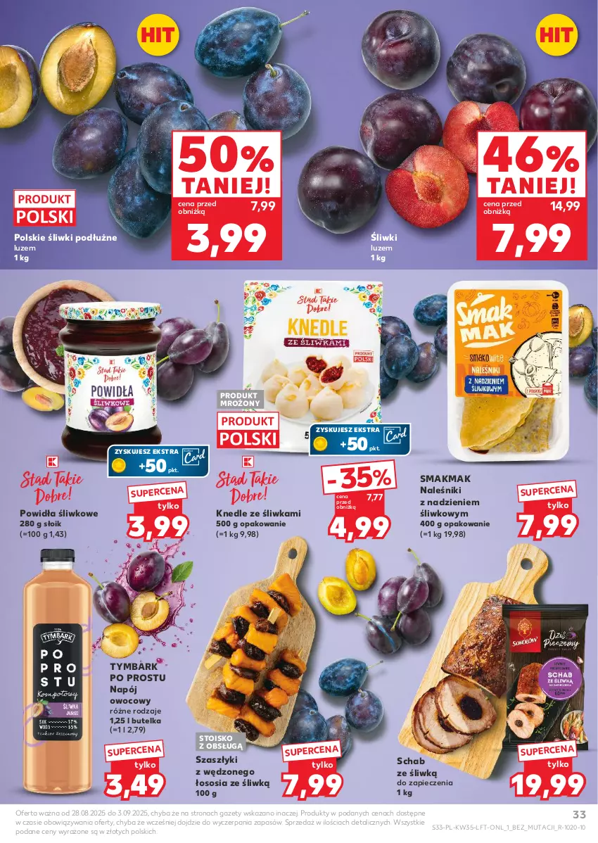 Gazetka promocyjna Kaufland - Gazetka tygodnia - ważna 28.08 do 03.09.2025 - strona 33 - produkty: Knedle, Naleśniki, Napój, Piec, Sos, Tymbark