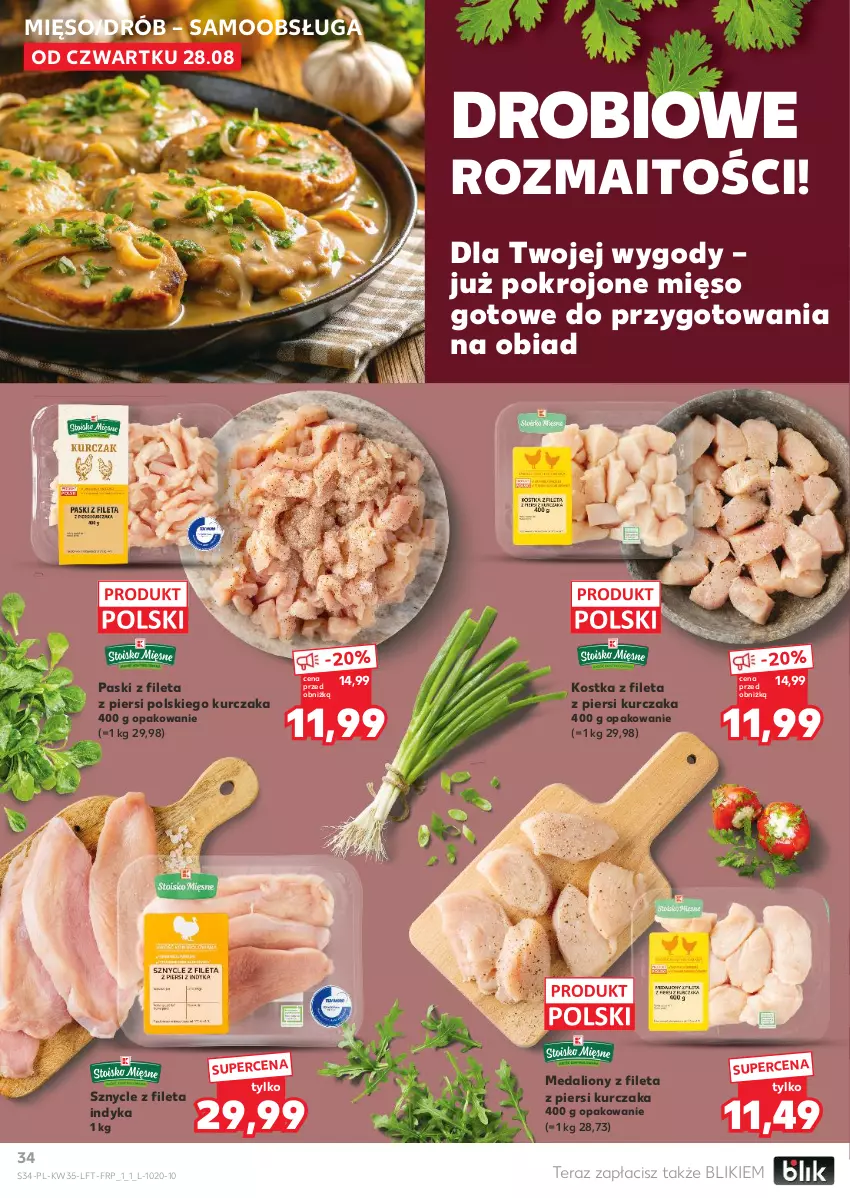 Gazetka promocyjna Kaufland - Gazetka tygodnia - ważna 28.08 do 03.09.2025 - strona 34 - produkty: Drób, Kurczak, Lion, Mięso, Tera