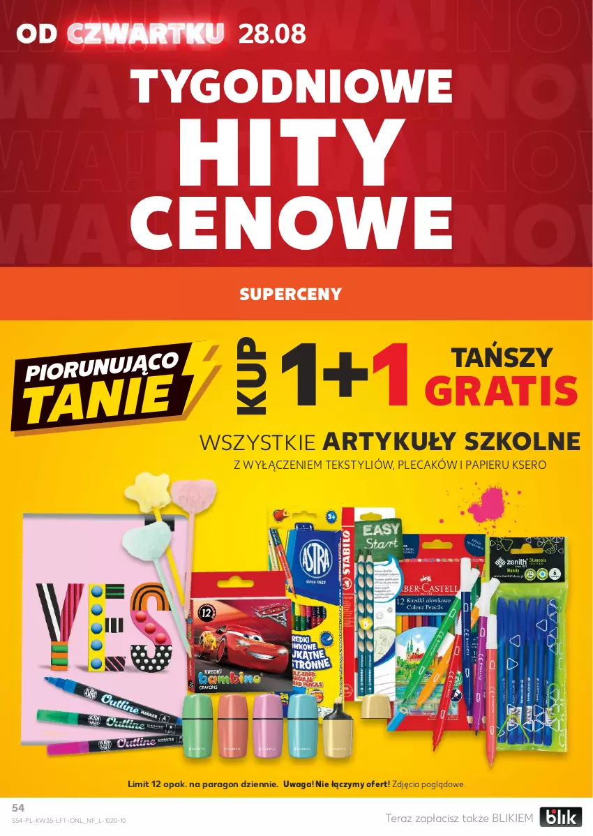 Gazetka promocyjna Kaufland - Gazetka tygodnia - ważna 28.08 do 03.09.2025 - strona 54 - produkty: Gra, Papier, Plecak, Ser, Tera, Waga