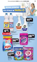 Gazetka promocyjna Netto - Artykuły spożywcze - Gazetka - ważna od 20.05 do 20.05.2023 - strona 21 - produkty: Cif, Spray do czyszczenia, Proszek do prania, Odplamiacz, Vanish, Bryza, Kapsułki do prania