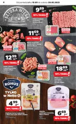 Gazetka promocyjna Netto - Artykuły spożywcze - Gazetka - ważna od 20.05 do 20.05.2023 - strona 6 - produkty: Kurczak, Mięso z uda kurczaka, Szynka, Kotlet, Mięso z indyka, Mięso na gulasz, Kiełbasa, Mięso