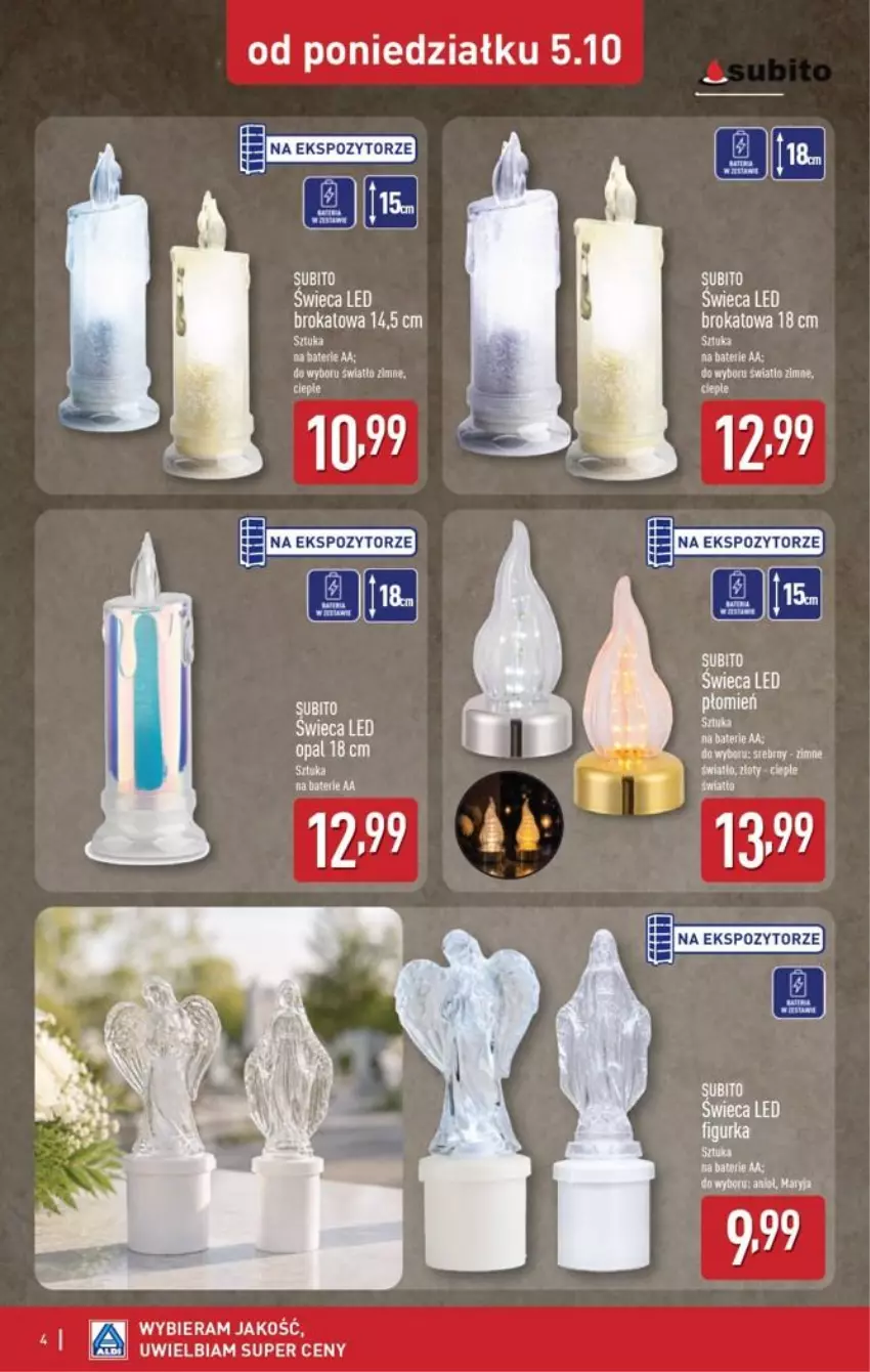 Gazetka promocyjna Aldi - Znicze i stroiki - ważna 05.10 do 05.10.2026 - strona 4