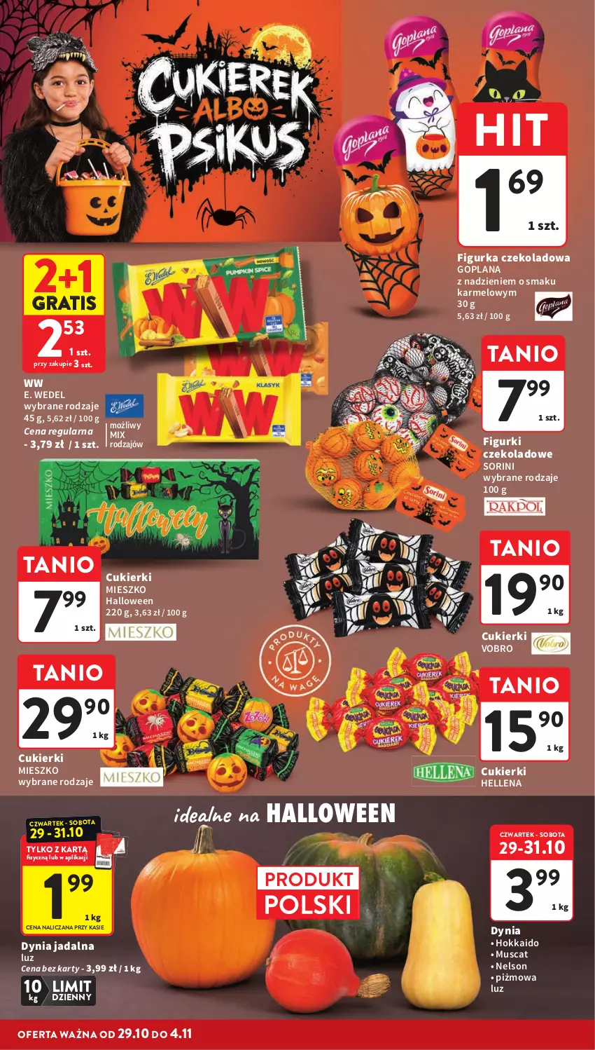 Gazetka promocyjna Intermarche - Gazetka promocyjna - ważna 29.10 do 04.11.2026 - strona 10 - produkty: Cukier, Cukierki, E. Wedel, Goplana, Gra, Hellena, LANA, Mus