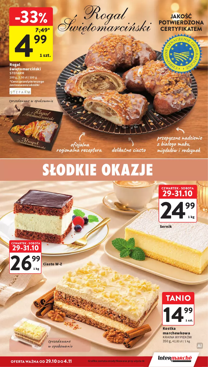 Gazetka promocyjna Intermarche - Gazetka promocyjna - ważna 29.10 do 04.11.2026 - strona 27 - produkty: Fa, Gra, Grafika, Rogal, Ser