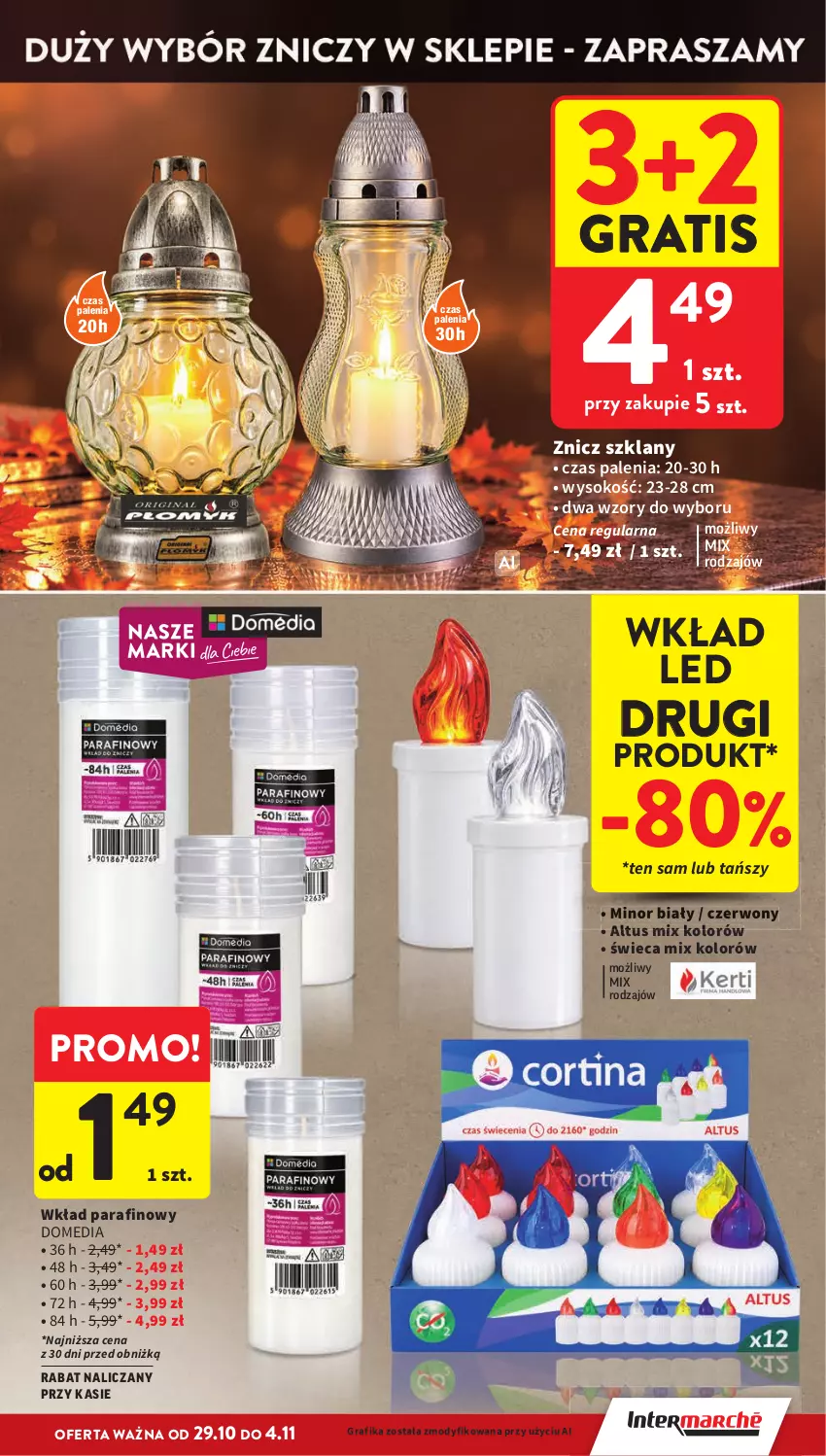 Gazetka promocyjna Intermarche - Gazetka promocyjna - ważna 29.10 do 04.11.2026 - strona 3 - produkty: Gra, Grafika, Sok, Znicz